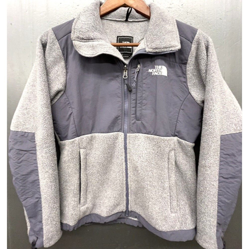 The North Face Denali Jacket Women XS Gray Polartec Fleece Zip Outdoor Active‎